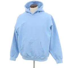 【中古】シュプリーム Supreme 2024年秋冬 Satin Applique Hooded Sweatshirt プルオーバー パーカー ライトブルー【サイズL】【メンズ】のサムネイル