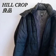 163【ヒルクロップ】ダウンジャケット　ダークブラウン　長袖　ゆったり　大きい 2025年最新hill crop ダウンの人気アイテム - メルカリ
