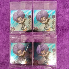 超14-13 トランクス　4枚　ドラゴンボール　超戦士　14弾　シール　ウエハース　融合と合体の超越者　最新