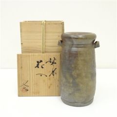 備前焼 小野田瑞穂作『備前 花入』共箱に難あり - メルカリ
