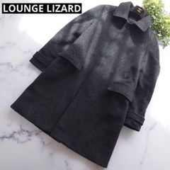 グリーンレーベル×ロロピアーナ ステンカラーコート Lライナー着脱可　チェック グリーンレーベル×ロロピアーナ ステンカラーコート Lライナー着脱可