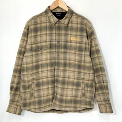 JackWolfskin ジャックウルフスキン ランバージャック シャツジャケット チェック柄 JACKET メンズ Lサイズ イエロー アウター A15126◆