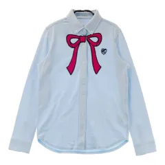 サイズ：1 JACK BUNNY ジャックバニー  長袖シャツ ボタンダウン  ブルー系 [240101544259] ゴルフウェア レディース ストスト