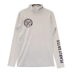 サイズ：0 PEARLY GATES パーリーゲイツ  ハイネック長袖 インナーTシャツ  グレー系 [240101544438] ゴルフウェア レディース ストスト