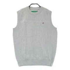 サイズ：LL TOMMY HILFIGER GOLF トミー ヒルフィガーゴルフ  ニットベスト  グレー系 [240101544449] ゴルフウェア メンズ ストスト