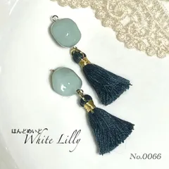 No.0066　タッセル付きピアス