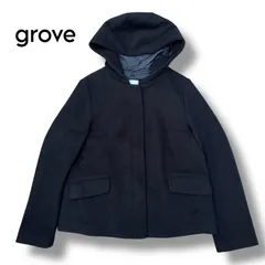 ◻︎【grove】フード付き2WAYコート　M