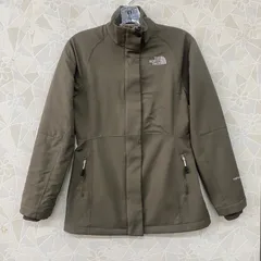 ノースフェイス ソフトシェルジャケット XS カーキ レディース 防風 撥水