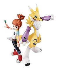 [중고] Megahouse 디지몬 테이머즈 GEM 시리즈 레나몬 & 유메 PVC 피규어