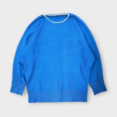Takashimaya Style Plus レーヨン セーター Mサイズ ブルー 高級 高島屋のサムネイル