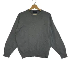 BURBERRY LONDON/バーバリーロンドン ニット セーター ワンポイント刺繡 メンズ 4サイズ グレー