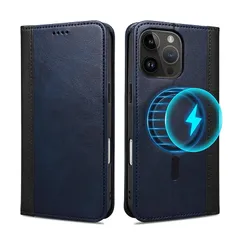 Rssviss iPhone 16 Pro Max 用 ケース 手帳型 MagSafe対応 iPhone16 Pro Max 用 手帳型ケース アイフォン16 プロマックス 用 ケース カード収納 スタンド機能 全面保護 衝撃吸収 スマホケース MagSa 1