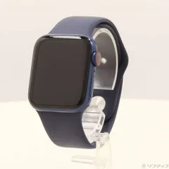 〔中古品〕 Apple Watch Series 6 GPS + Cellular 40mm ブルーアルミニウムケース ディープネイビースポーツバンド【262】