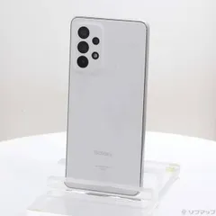中古品〕 Galaxy A53 5G 128GB オーサムホワイト SCG15 au SIMフリー