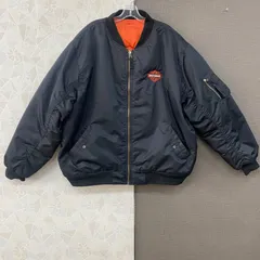 ハーレーダビッドソン MA-1 フライトジャケット リバーシブル 丈短め ハーレーダビッドソン MA-1 フライトジャケット リバーシブル 丈