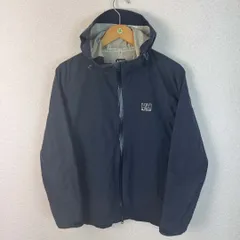 Helly Hansen ヘリーハンセン ナイロンジャケット 刺繍ロゴ ネイビー Lサイズ レディース 古着 スポーツMIX　テック系