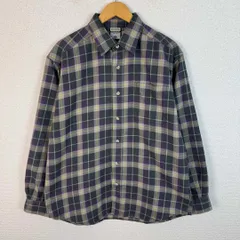 Columbia コロンビア TITANIUM 長袖 ネルシャツ チェック 総柄 ブラック Mサイズ メンズ 古着 アメカジ