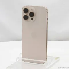 〔中古品〕 iPhone16 Pro Max 1TB デザートチタニウム MYWT3J／A SIMフリー【196】