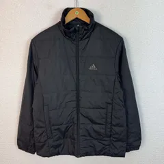 adidas アディダス 中綿ジャケット ブルゾン ブラック Sサイズ メンズ 古着 スポーツMIX