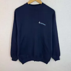 90s Local Motion ローカルモーション スウェット 刺繍ロゴ ネイビー Lサイズ メンズ 古着 ストリート レトロ　アメカジ　Y2K