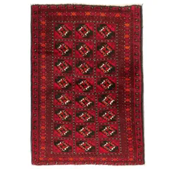 1980's バルーチ族】ビンテージ 147cm × 85cm ミヘラブラグ 1980's