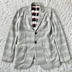 ビームスライツ テーラードジャケット BEAMS グレー 古着 ジャケット M 3848