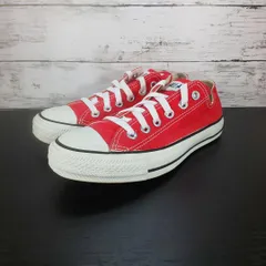 CONVERSE CANVAS ALL STAR OX SNEAKER キャンバス オールスター レッド 赤 24cm M9696 L08714