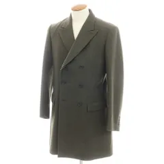 【中古】ディオールオム Dior Homme ウール ダブルブレストコート オリーブ【サイズ46】【メンズ】のサムネイル