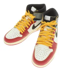 【中古】【未使用】ユニオン UNION × NIKE 2025年春夏 AIR JORDAN 1 RETRO スニーカー レッドxホワイト系【サイズ27cm】【メンズ】