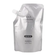 HABA ハーバー スクワクレンジング詰替用 240ｍL メイク落とし 洗顔不要 レフィル オイルタイプ 保湿[ネコポス]のサムネイル