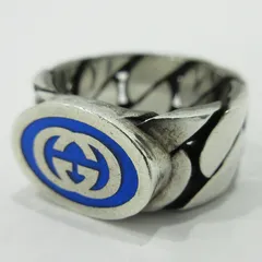 【三重本店】 中古 GUCCI | グッチ リング・指輪 インターロッキングG 753490・J8410・8136 シルバー 【135】