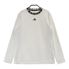 サイズ：XL ADIDAS GOLF アディダスゴルフ 2023年モデル 裏起毛 ハイネック 長袖Tシャツ  ホワイト系 [240101543861] ゴルフウェア レディース ストスト