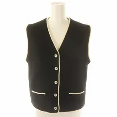 パラスパレス 3Ｇアルパカ ベスト（未使用品） 3Gアルパカブークレー 前開きロングベスト