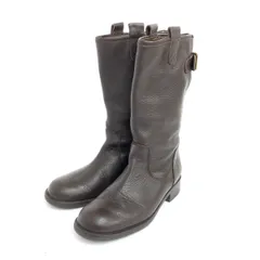 agnes b. アニエスベー ブーツ 表記サイズ:38 バックベルト/レザー    ブラウン レディース / 240001168495