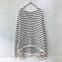 UNIQLO　3DコットンリラックスVネックセーター　M　Vネック