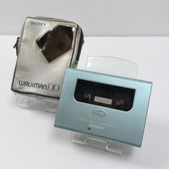 ソニー ウォークマン SONY WALKMAN DD WM-DD 本体 ホリデーブルー ケース付き 動作未確認 現状品 ポータブルカセットプレーヤー
