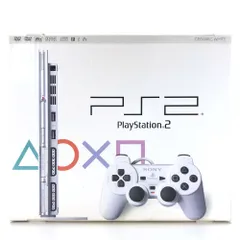 ○SONY ゲーム機本体 PlayStation 2 セラミック・ホワイト (SCPH-75000CW) 開封品