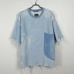 ZARA MAN/デニム半袖Tシャツ デニム ZARA メンズXL/ラデン