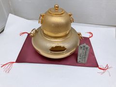 天皇陛下御即位50周年記念 黄金茶釜 招福 - メルカリ