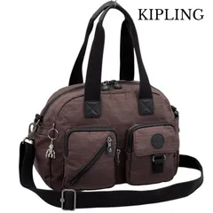 Kipling キプリング ショルダーバッグ　ハンドバッグ  ボストンバッグ　2way ブラウン
