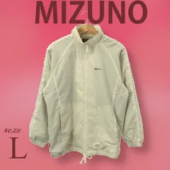 MIZUNO ミズノ アウター ジャンパー ジッパー ハイネック ポケット 紐付き スポーティ おしゃれ 長袖 レディース 大きいサイズ ホワイト L