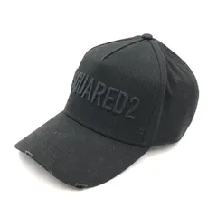 【中古】ディースクエアード DSQUARED2 ベースボールキャップ ダメージ加工 ブラック FREE ディースクエアード[24][240024533289]のサムネイル