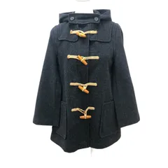 Z1556 Gloverall グローバーオール フード付きウールポンチョ ケープ ダッフルコート風 ポンチョ サイズXS