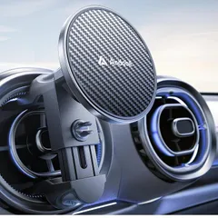 【新品】 【2025革新/丸型・縦型エアコンに適応】 Andobil スマホホルダー 車 マグネット 【最新クリップ&史上最強磁力】 Magsafe 車載 スマホ ホルダー 車 マグセーフ スマホスタンド 取付簡単 片手操作 携帯ホルダー 360度調整 円 1