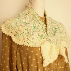 肌寒い時に 上品でコンパクトな肩かけ 和装にも 付け襟