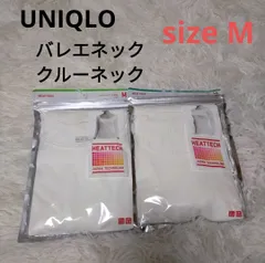 UNIQLO ヒートテック バレエネック クルーネック レディース 8分袖 長袖 インナー オフホワイト M 女性 woman ユニクロ