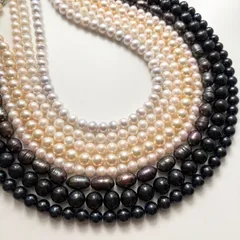 真珠 パール ネックレス silver刻印 8点まとめ売り