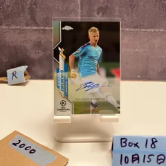 2019-20 Topps Chrome Oleksandr Zinchenko 直筆サインカード Manchester City FC UEFA Champions League Refractor カード