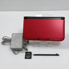 美品 ニンテンドー 3DSLL レッドブラック 遊べるセット 動作確認済み ds 3dsll 3DS LL 任天堂