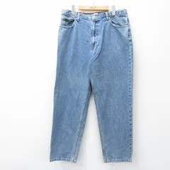 W36/古着 カルバンクライン ジーンズ メンズ 00s コットン 紺 ネイビー デニム 25oct27 中古 ボトムス ジーパン Gパン ロング パンツ